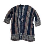 Do Everything In Love  Boho Bohemian Longline Kimono Cardigan | Navy | One Size Photo 0
