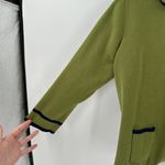 Studio G Green Silk Blend Pocket Button Front Casual Knit Cardigan Size XL Photo 5