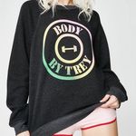Wildfox Body By Trey Jumper Sweatshirt NWT Sz M Photo 0