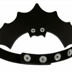 Black Punk Style Halloween Bat Little Devil Collar Faux Leather Choker‎ Necklace Photo 0