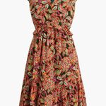 J.Crew  Ruffle V-neck Mini Dress Tropical Floral Size 2 Photo 0