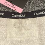 Calvin Klein PERFORMANCE PULL OVER CROPPED HOODIE GRAY WOMENS SIZE SMALL Photo 3