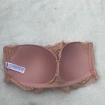 Spanx  pink lace bandeau padded bra size medium Photo 3