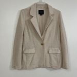 Anthropologie X SANCTUARY Blazer Womens XS Cream Bryce Knit Jacket Career Photo 0