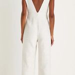 Lulus ‼️ Officially Exceptional Ivory Tweed Lurex Wide-Leg Jumpsuit‼️ Photo 1