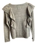 Mcguire  Sabina Ruffle Pullover Sweater Women XS Cozy Cotton Blend Fall Boho Chic Photo 2