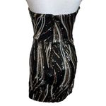 Dress the Population Leanne Sequin Dress Women’s Size Small Black Strapless Body Photo 6