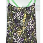 Lululemon Dancing Warrior Tank Floral Sport Multicolor Pistachio Size 4 Photo 3