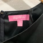 Sugar Thrillz Black Satin Style Midi Dress Photo 3