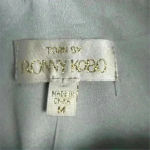 Torn By Ronny Kobo Women's Silver Metallic Mini Skirt Size M Party Photo 4