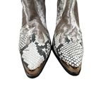 Cape Robbin  - Kelsey Faux Suede & Snakeskin Pointed Toe Western Boots Photo 3