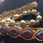 Ellen Tracy  Glittery set 3 bracelets, Crystals, Photo 0