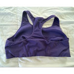 Nike  purple Sports Bra with White Logo, Size S Photo 2