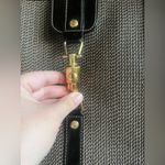 Eric Javits New York Woven Raffia Leather Shoulder Bag Gold Photo 12