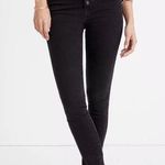 Madewell Berkeley Black 10" High-Rise Skinny Jeans Button-Through Edition Photo 0