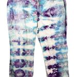 JMS Just My Size Plus Size 26WP Jeans Handmade Tie Dye Bootcut Purple Blue 670 Photo 0