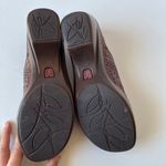 Umberto Raffini Clogs Womens Shoes 40 Brown Leather Studs Die Cut Platform Boho Size 9 Photo 6