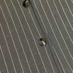 Misook Exclusively  | Vintage Black & White Pinstripe Stretch Knit Blazer | XS Photo 4