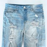 Tinseltown Light Wash Distressed High Rise Denim Blue Skinny Jeans 11 Photo 1