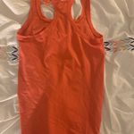 Lululemon Orange Racerback Tank Photo 2