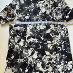 Essentiel Antwerp Short Sleeve Black White Abstract Flare Bottom Dress Size 8 Photo 6