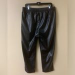 Gap  || Mid Rise Easy Wide-Leg Faux Leather Pants Size Medium Photo 4