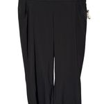 Eddie Bauer  Black Curvy Wide Leg Pull On Casual Pants Photo 0