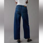 American Eagle AE Dreamy Drape Strigid Barrel Jean Photo 1