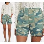 MOTHER Shaker Chop Camo Shorts Sz. 27 Green Photo 1