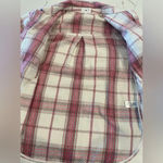 BP NWT NORDSTROM PLAID BRUSHED SHACKET IN IVORY-PINK PINKY PLAID Small Photo 11