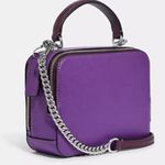 Coach Disney Ursula Motif Crossgrain Leather Box Crossbody Handbag Photo 5