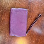 Kate Spade  Authentic Two Zipper Purple Wristlet Wallet Pouch Clutch Photo 3