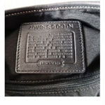 Coach  Black Leather Soho‎ Crossbody Bag One Size with White Stitching Photo 8