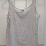 Gap 5/$15‎  tank top size medium white / gray Photo 0