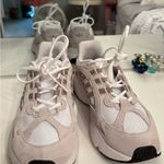 Adidas  Women's Cream and Pink Sneakers Photo 2