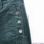 J Brand NEW Zion mid rise dark green velvet skinny pants in moorland, 24 Photo 9