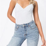 Free People NWT  We The Free‎ Avery Bermuda Denim Jean Short Size 25 Pacific Blue Photo 0