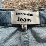 Reformation  Cary Lived in Wide Leg Jeans in Light Wash Denim 27 Photo 4