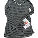 Kickee Pants Long Sleeve Tee in Succulent Kenya Stripe NWT L Black Size L Photo 0