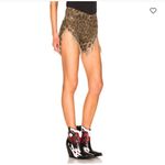 R13 New! Shredded Slouch Short Leopard Sz 25 $395 Photo 4