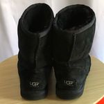 UGG  black suede short boots size 5 Photo 3