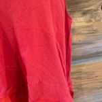 We The Free FREE PEOPLE Womens Hot Coral Layered Sleeveless Trapeze Top Photo 6