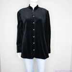 Vintage Liz Sport women's‎ black velvet blazer, size M Size M Photo 13
