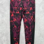 vogo athletica  Purple Black Geometric Long Active Legging Pants Bottoms Small Photo 0