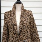 Kendall + Kylie Faux Fur Single Button Long Trench Coat Size Small Photo 2