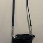 DKNY Black Crossbody Bag with Monogram Pattern and Adjustable Strap Photo 2