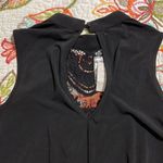Maurice's Maurice’s XS black jumper button back sheer lace crochet front sleeveless NWT Photo 9