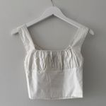 With Jean  White Bridgette Top Photo 7