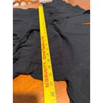 Ava & Viv AVA VIV Womens Black Wrap Romper 1X Short Sleeve V Neck Tie Photo 7