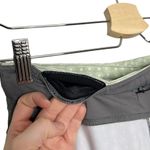 Luxy Activewear Sage Green Medallion Print Criss Cross Waist Capri Leggings Size 6 Photo 7